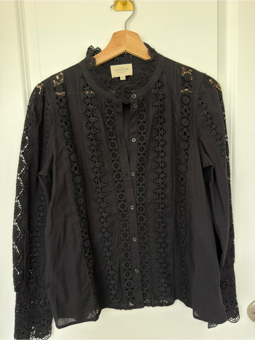 Sezane Rym Black NWOT
